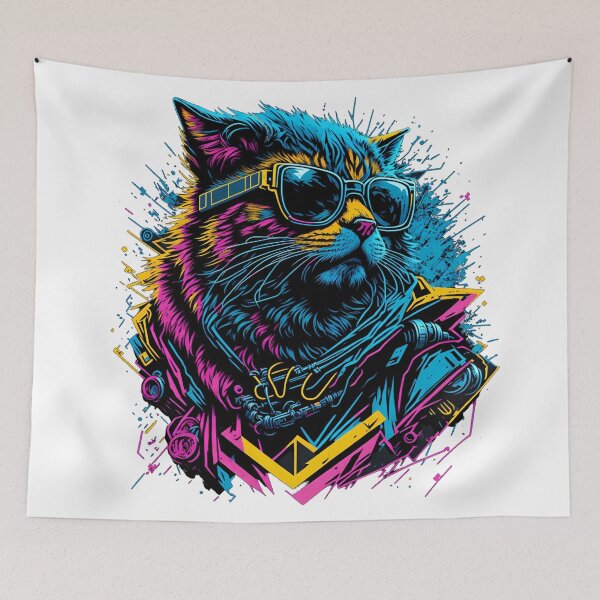 Item preview, Hip Hop Cat designed and sold by urbsrepublic.