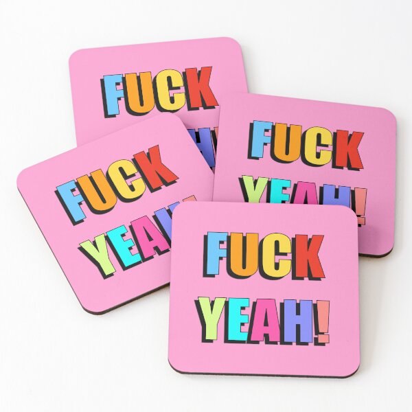Item preview, Fuck Yeah! (Bold Colourful Text Version) designed and sold by Adam Regester.