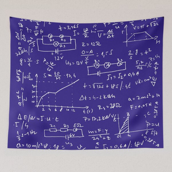 Item preview, Handwritten electrical formulas designed and sold by EngineersArt.