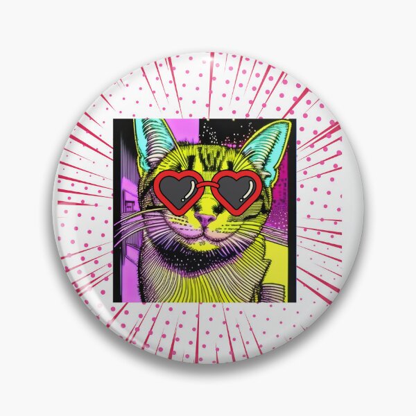 Item preview, pop art cat designed and sold by monaesane.