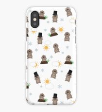 Groundhog Day Pattern iPhone Case