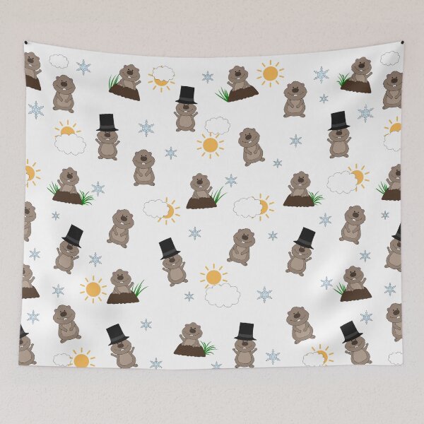 Item preview, Groundhog Day Pattern designed and sold by ValentinaHramov.