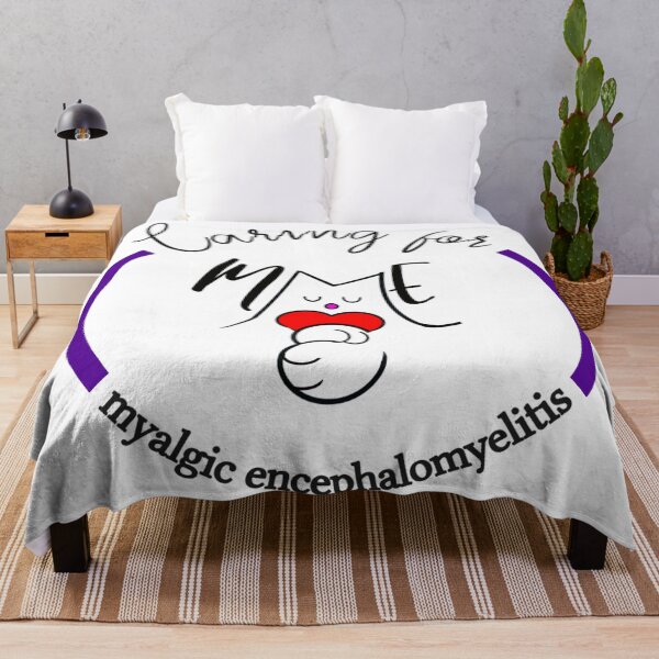 Item preview, ME MYALGIC ENCEPHALOMYELITIS CFS CHRONIC ILLNESS AWARENESS PURPLE designed and sold by Marni Scofidio Desi9ns.