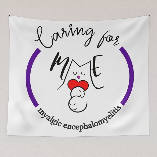 Item preview, ME MYALGIC ENCEPHALOMYELITIS CFS CHRONIC ILLNESS AWARENESS PURPLE designed and sold by Marni Scofidio Desi9ns.