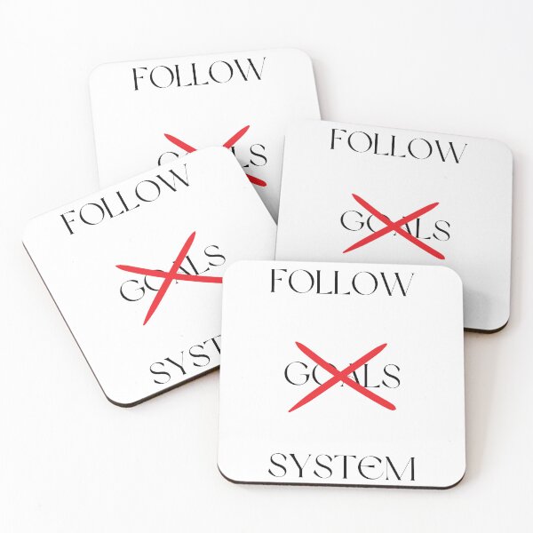 Item preview, FOLLOW SYSTEM NOT GOALS designed and sold by Aryan Soni.