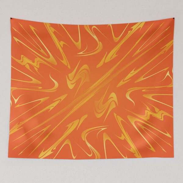 Item preview, orange curves designed and sold by Reflection of You.