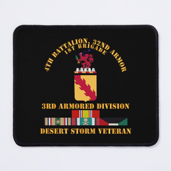 Item preview, Army - 4th Bn, 32nd Armor - 3rd Armored Divi - Desert Storm Veteran designed and sold by Military Insignia Products.