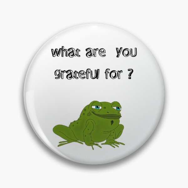 Artikelvorschau, BIG MOUTH Frog Gratitoade | Wofür bist du dankbar? entworfen und verkauft von NanarodsDesign.