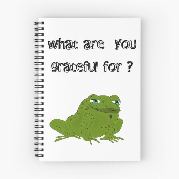 Artikelvorschau, BIG MOUTH Frog Gratitoade | Wofür bist du dankbar? entworfen und verkauft von NanarodsDesign.