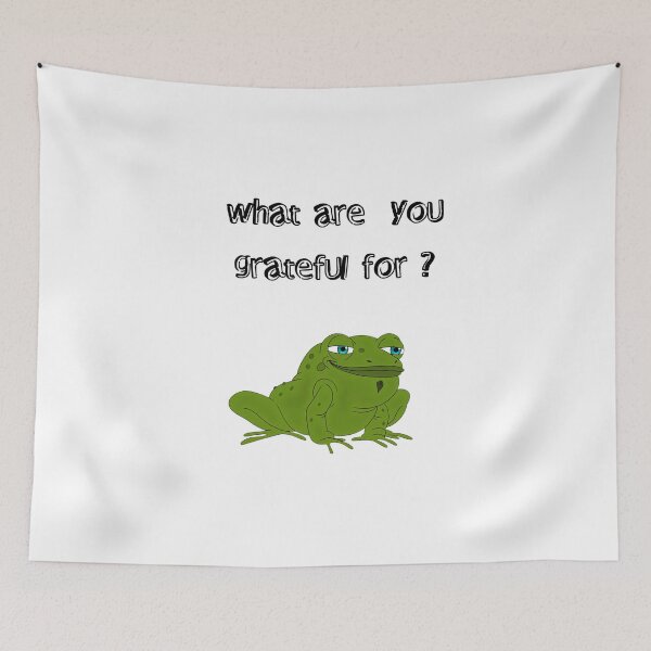 Item preview, BIG MOUTH Frog Gratitoad | What are you grateful for ? designed and sold by NanarodsDesign.