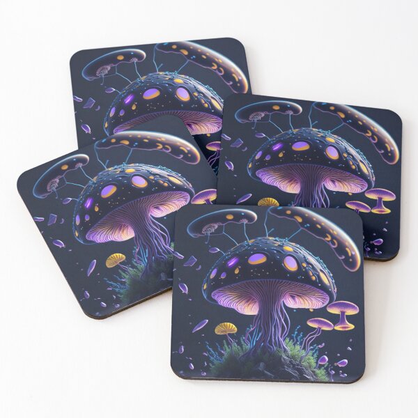 Item preview, Glowing Mushroom #22 Part of the Glowing Mushroom Collection designed and sold by Psychedelic Psychos.