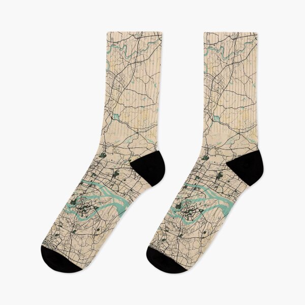 Item preview, Guangzhou City Map of Guangdong, China - Vintage designed and sold by deMAP.