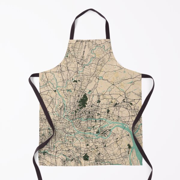 Item preview, Guangzhou City Map of Guangdong, China - Vintage designed and sold by deMAP.