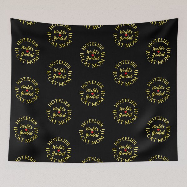 Item preview, Worlds Greatest Hotelier And Cat Mom designed and sold by McThingummy.