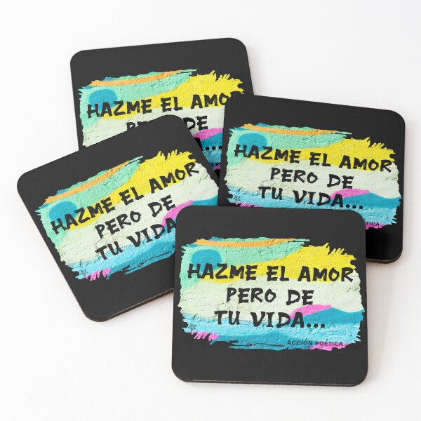 Item preview, Hazme el amor... pero de tu vida (Version for black background) designed and sold by Hugo Cuevas-Mohr.