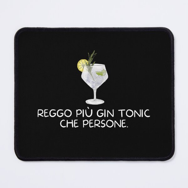 Item preview, Reggo Più Gin Tonic Che Persone Meme Divertente Funny Sarcastic Italian Quote designed and sold by MnmlArt.