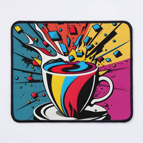 Item preview, Coffee Cup In PopArt Style 1 designed and sold by giggles-omg.