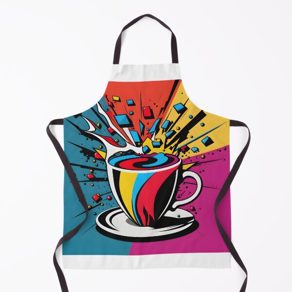 Item preview, Coffee Cup In PopArt Style 1 designed and sold by giggles-omg.
