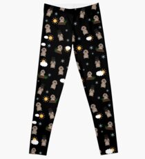 Groundhog Day Pattern Leggings