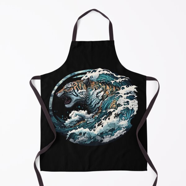 Item preview, Tigre en Olas de Kanagawa designed and sold by CalyCollab.