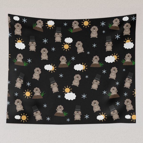 Item preview, Groundhog Day Pattern designed and sold by ValentinaHramov.