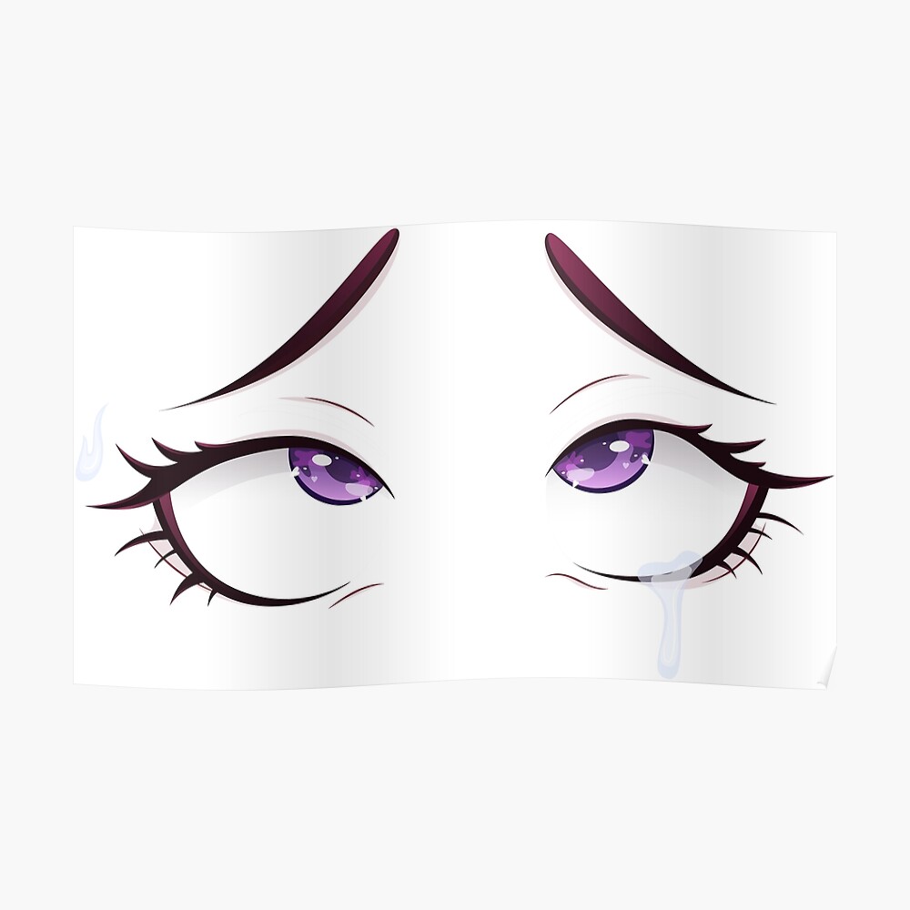 This is a illustration of Cute animestyle eyes with a sad expression Stock  Vector Image  Art  Alamy