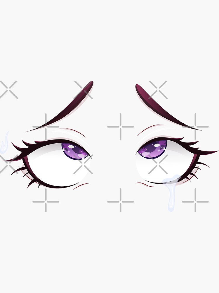 Autocollant Personnage Yeux anime fille - TenStickers