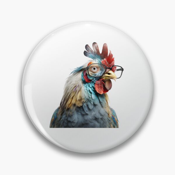 Item preview, Funny Rooster in Glasses designed and sold by ekachar.
