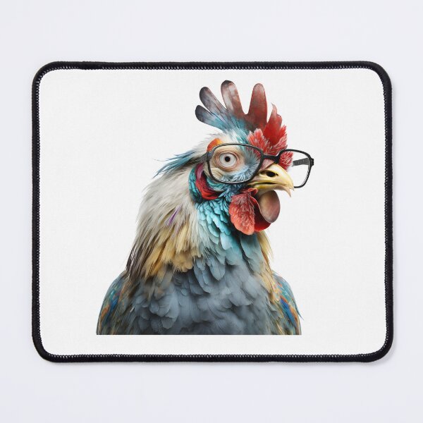 Item preview, Funny Rooster in Glasses designed and sold by ekachar.