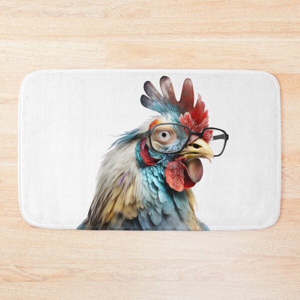 Item preview, Funny Rooster in Glasses designed and sold by ekachar.