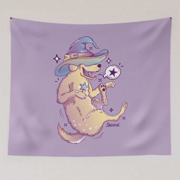 Item preview, Labracadabra labrador and magic pun designed and sold by SPIRIMAL.