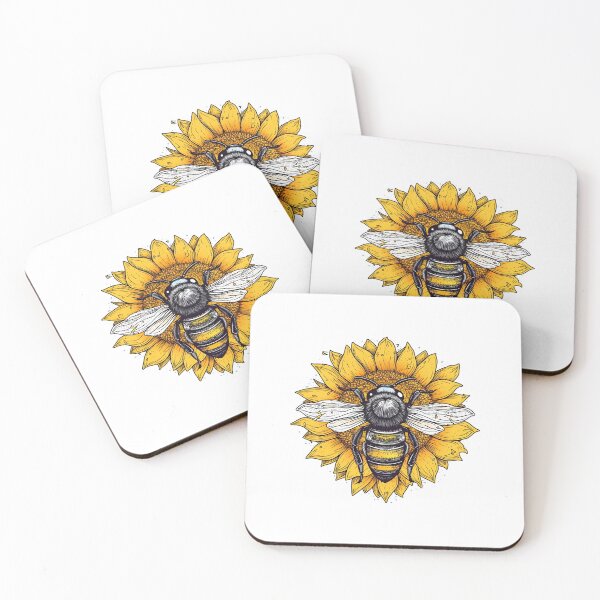 Item preview, Bee on a sunflower designed and sold by Yevhenii Kravchuk.