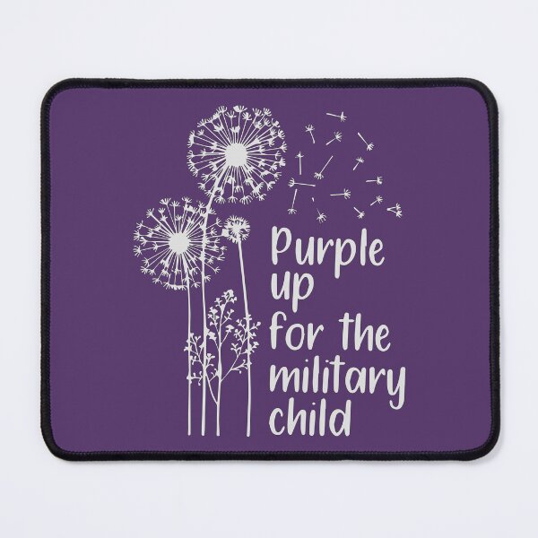 Item preview, Purple Up For Military Child Awareness Shirt,Military Children Month Shirt,Purple Rainbow Military Child,Military Mom Appreciation designed and sold by RedArtsDesign.