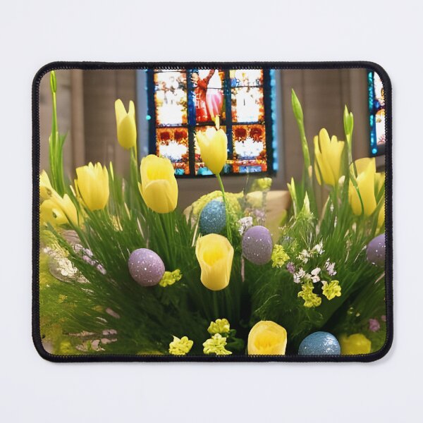Item preview, Church Spring Flowers designed and sold by pinkal.