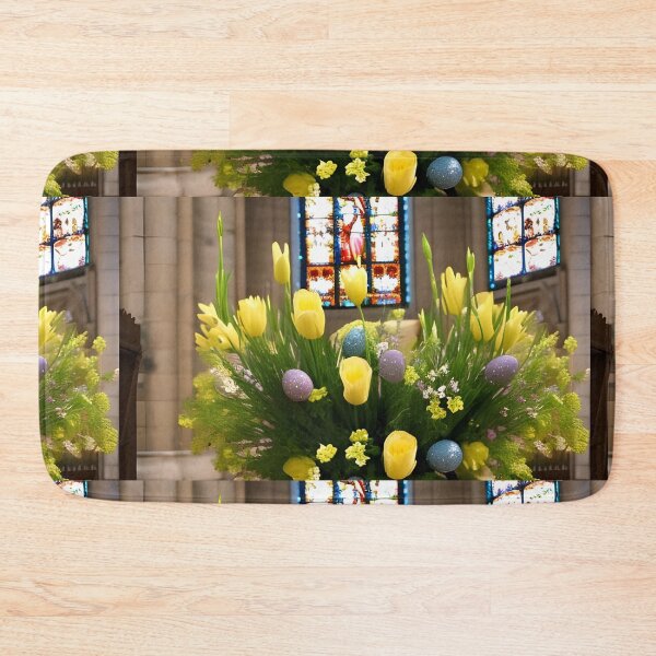 Item preview, Church Spring Flowers designed and sold by pinkal.