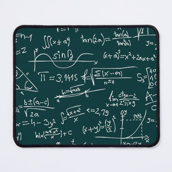 Item preview, Handwritten Math Formulas | Algebra Formulas Collage designed and sold by EngineersArt.