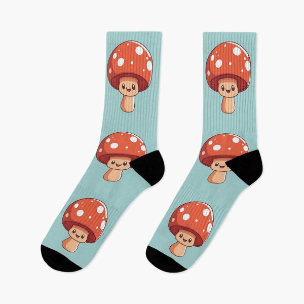 Item preview, Happy Blushing Mushroom designed and sold by RoboRaphael.