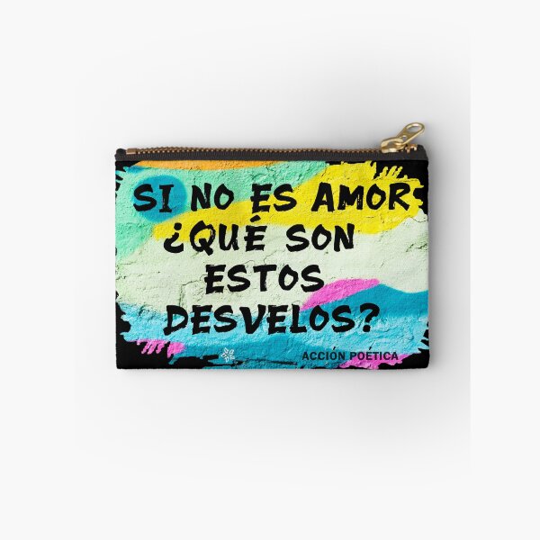 Item preview, Si no es amor... ¿qué son estos desvelos? (Version for black background) designed and sold by Hugo Cuevas-Mohr.
