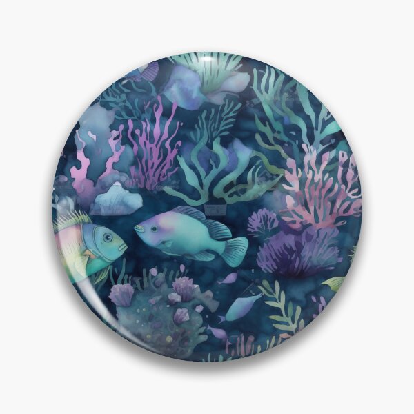 Item preview, The coral sea in blue tile 1 designed and sold by Richard-Y.