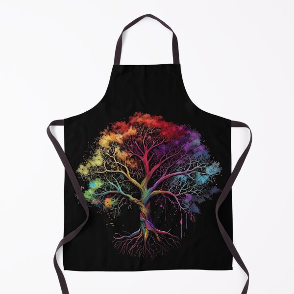 Item preview, Celtic Pagan Wiccan Tree of Life in Rainbow Colors designed and sold by CGSGraphics.