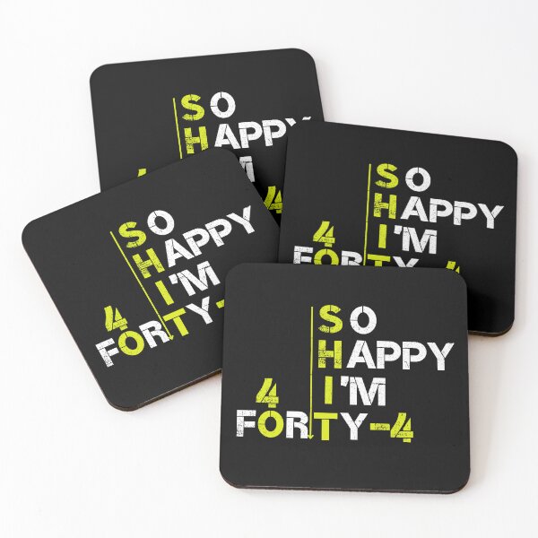 Item preview, So Happy I'm 44 forty for shirt , Funny 44th Birthday Shirt Gift idea -funny shirt-for her and hem designed and sold by yakoushirtshope.