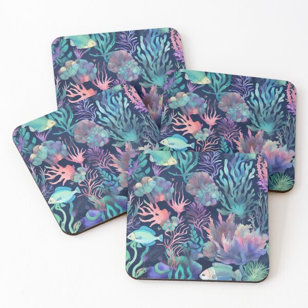 Item preview, The coral sea in blue tile 2 designed and sold by Richard-Y.