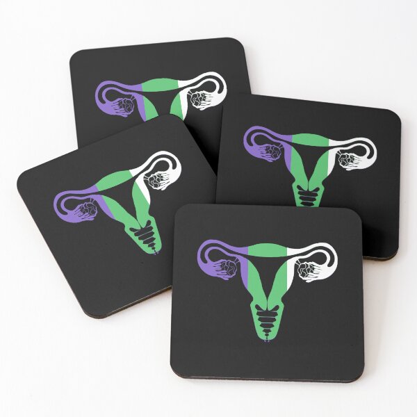 Item preview, Suffragette Colours Uterus designed and sold by JJBarnesMerch.
