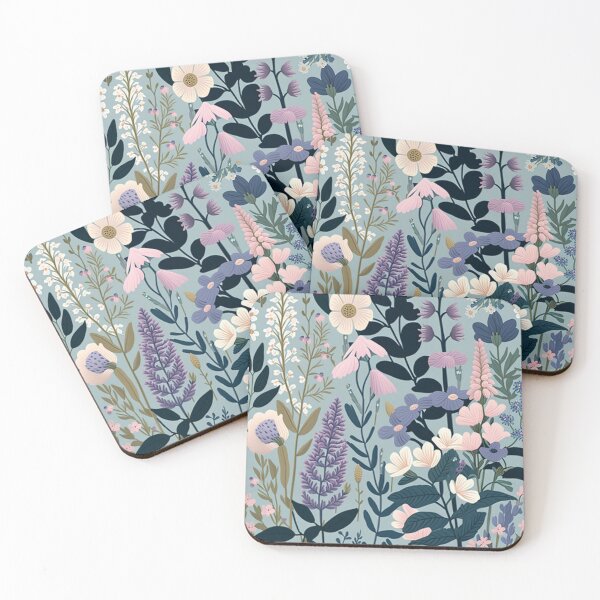 Artikelvorschau, Blumen-Pastellmuster-Druck – perfekt für Frühling und Sommer entworfen und verkauft von MerikDigital.