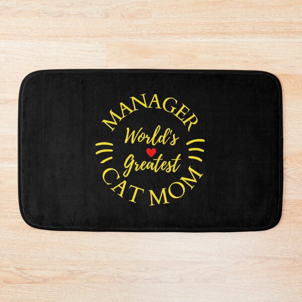 Item preview, Worlds Greatest Manager And Cat Mom designed and sold by McThingummy.