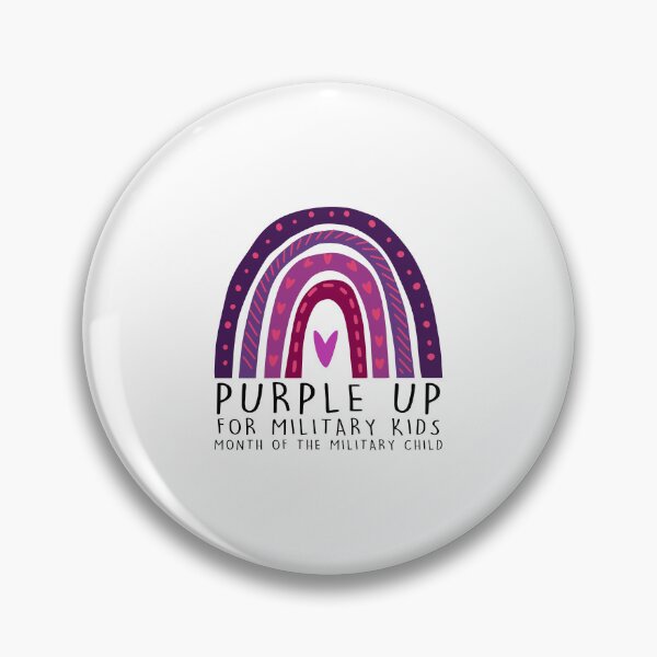 Item preview, Military Kids Shirt, Purple Rainbow Military Child Shirt, Purple Up Shirt, Military Mom Appreciation, Military Children Tee designed and sold by RedArtsDesign.