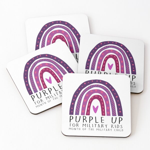 Item preview, Military Kids Shirt, Purple Rainbow Military Child Shirt, Purple Up Shirt, Military Mom Appreciation, Military Children Tee designed and sold by RedArtsDesign.