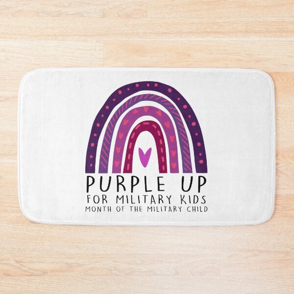 Item preview, Military Kids Shirt, Purple Rainbow Military Child Shirt, Purple Up Shirt, Military Mom Appreciation, Military Children Tee designed and sold by RedArtsDesign.