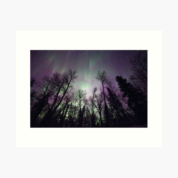 There's No Place Like Home; Aurora At Our House Art Print