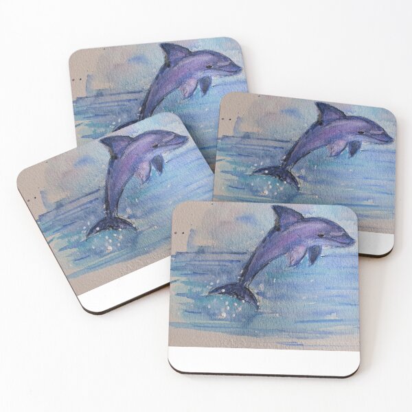 Item preview, Unique Dolphin painting designed and sold by loubie76.